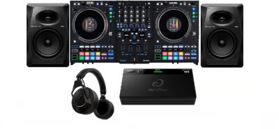 Pioneer/RANE/AlphaTheta  DJ Packages Bundle New (1x) RANE PERFORMER Advanced (2x) Pioneer VM-80 8 active monitor speaker& (1x) AlphaTheta HDJ-F10 TX With Transmitter